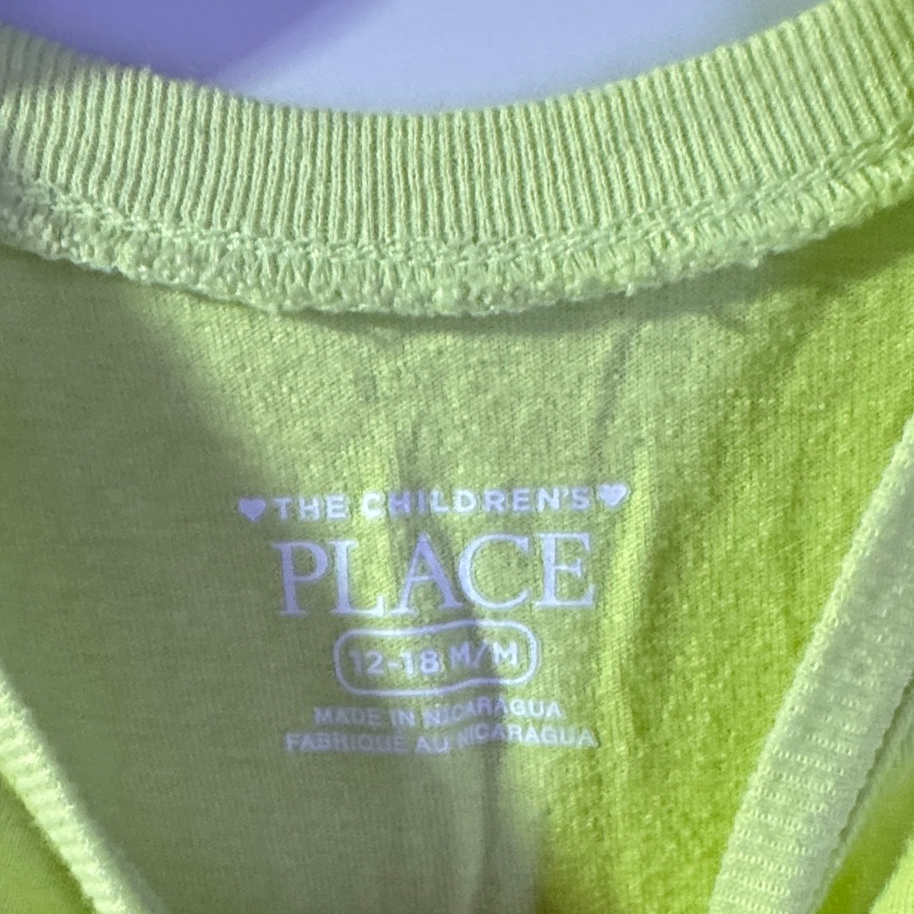 The children’s place Toddler Girls Turtle Graphic Tee, 12-18 months - Picture 4 of 4